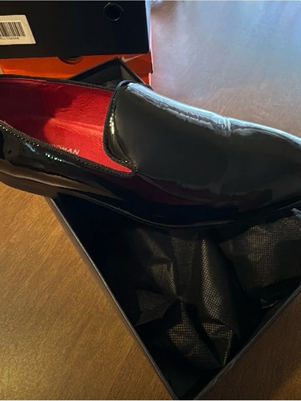 Elanroman Men’s Patent Slip-On Dress Loafers